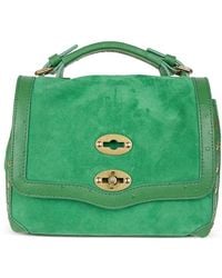 Zanellato - Baby Postina Leather-Trim Suede Tote Bag - Lyst