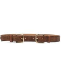 R13 - Double-Buckle Belt - Lyst