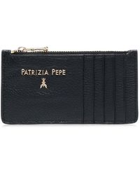Patrizia Pepe - Porte-monnaie zippé à plaque logo - Lyst