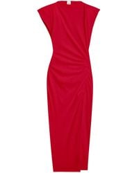 Isabel Marant - Sm Nadela Dress With Shoulder Pads - Lyst