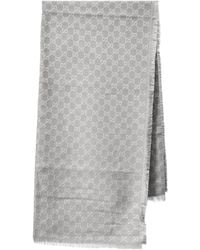 Gucci - Gg Lamé Shawl - Lyst