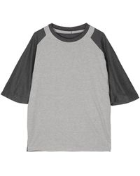Fumito Ganryu - T-shirt en coton à manches raglan - Lyst