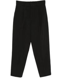 PT Torino - Pleated Tapered-Leg Trousers - Lyst