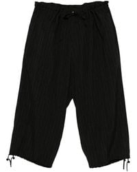 Yohji Yamamoto - Striped-Pattern Trousers - Lyst