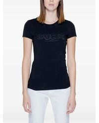 Guess - Sangallo Rhinestone-Embellished T-Shirt - Lyst