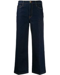 FRAME Cropped Jeans - Blauw