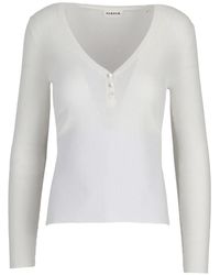 P.A.R.O.S.H. - Cipria V-Neck Top - Lyst