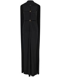 Rabanne - Cut-Out Long Cape Dress - Lyst