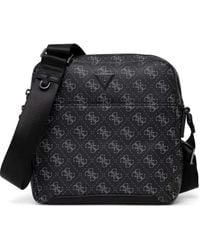 Guess - Torino Patterned Messenger Bag - Lyst