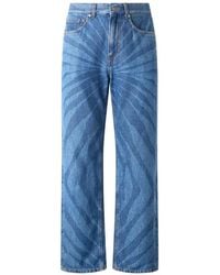 Roberto Cavalli - Five-Pocket Straight-Leg Jeans - Lyst