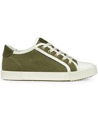 Geox - D Blomiee Contrast-Trim Low-Top Sneakers - Lyst