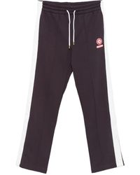 CASABLANCA - Side-Stripe Cotton Trousers - Lyst