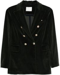 Circolo 1901 - Velvet Double-Breasted Jacket - Lyst