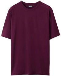Burberry - Crew-neck Cotton T-shirt - Lyst