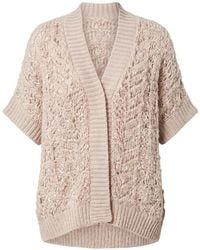 Peserico - Cape À Motif Chevrons Et Ornements De Sequins - Lyst