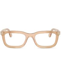 Persol - Brille Mit Eckigem Gestell - Lyst