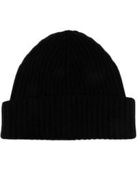 Moorer - Logo-Tag Knitted Cashmere Beanie - Lyst