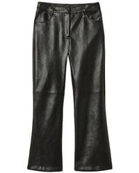 Twinset - Pantalon Évasé En Cuir Artificiel - Lyst