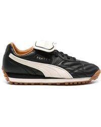 Fenty - X Avanti Logo-Print Leather Sneakers - Lyst