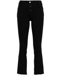 Liu Jo - Bootcut-Jeans mit hohem Bund - Lyst