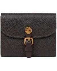 Etro - Pegasus-Embellished Buckle Wallet - Lyst
