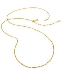 Monica Vinader - 32"/81Cm Adjuster Rolo Chain - Lyst