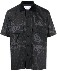 Sacai - グラフィック ショートスリーブシャツ - Lyst