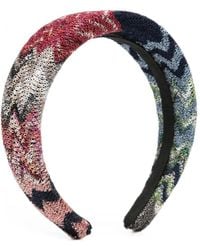 Missoni - Zigzag-Knit Padded Headband - Lyst