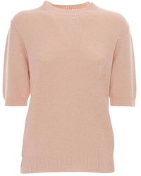 Fabiana Filippi - Sequin-Embellished Short-Sleeve T-Shirt - Lyst