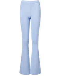 Courreges - Pantalon À Design Côtelé - Lyst