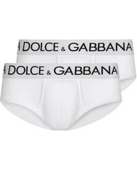 Dolce & Gabbana - Set Aus Zwei Slips Mit Logo-Print - Lyst