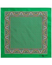 Polo Ralph Lauren - Paisley-Print Silk Pocket Square - Lyst