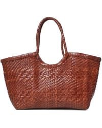 Dragon Diffusion - Nantucket Optical Woven-Leather Tote Bag - Lyst