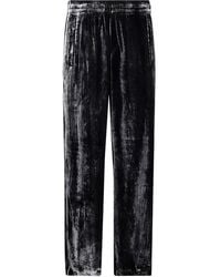 DIESEL - P-Hay Velvet-Striped Track Pants - Lyst