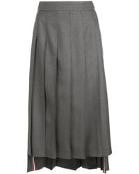 Thom Browne - Rock Mit Falten - Lyst