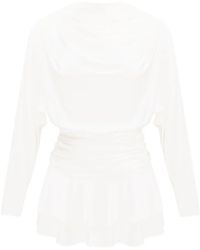 Occleus - Janis Ruffled Mini Dress - Lyst