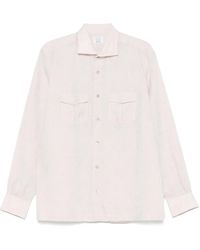 Mazzarelli - Linen Shirt - Lyst
