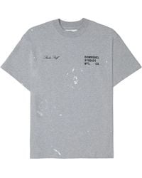 DOMREBEL - Staff Paint-Splatter Cotton T-Shirt - Lyst