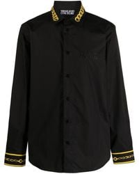 Versace - Chain Couture Katoenen Overhemd - Lyst