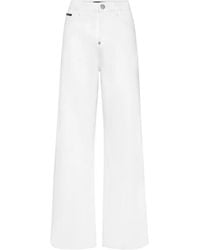 Philipp Plein - Logo-Embroidered Jeans - Lyst