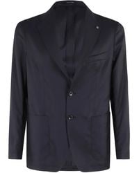 Tagliatore - Brooch-Detail Blazer - Lyst