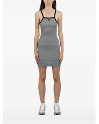 Courreges - Houndstooth-Pattern Mini Dress - Lyst