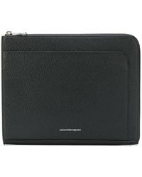 Alexander McQueen Portafogli con zip - Nero
