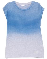 Moschino - Ombré-Effect Sleeveless T-Shirt - Lyst