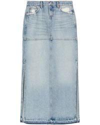 RE/DONE - Denim Skirt - Lyst