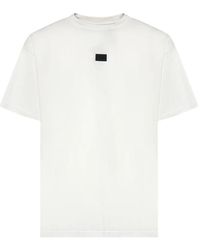MM6 by Maison Margiela - Logo-Patch Cotton T-Shirt - Lyst