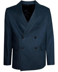 Bode - Chaqueta De Lino Con Doble Botonadura - Lyst