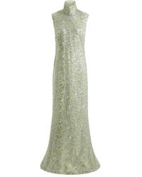 16Arlington - Zegli Lace Sequinned Gown - Lyst