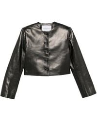 Brandon Maxwell - Ryder Leather Jacket - Lyst
