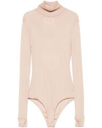 Maison Margiela - Four Stitch-Logo Bodysuit - Lyst